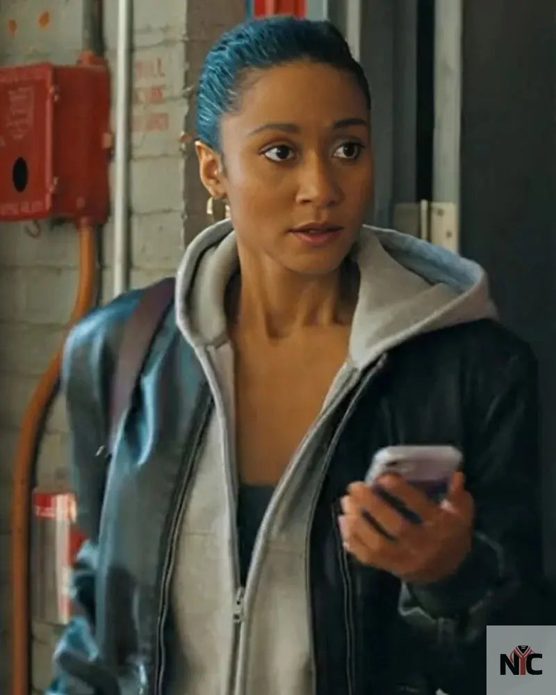 Sydney Shandon Sullivan’s Crossing Black Leather Jacket NYC Jackets