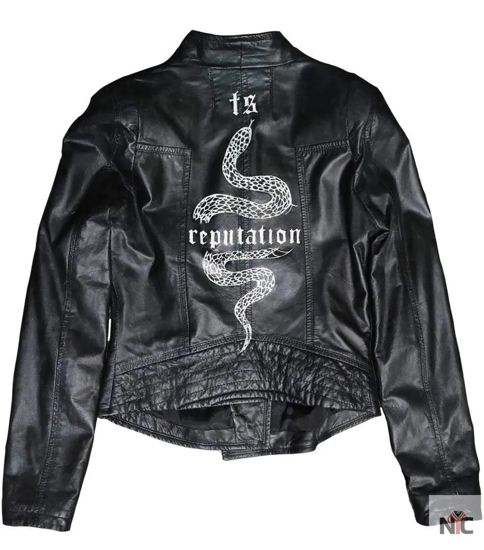 Taylor Swift Reputation Leather Jacket NYC Jackets