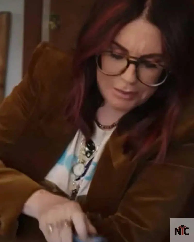 The Fabulous Four 2024 Megan Mullally Brown Blazer NYC Jackets