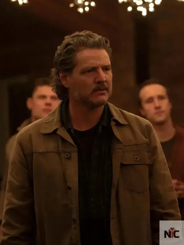 The Last of Us S02 Pedro Pascal Brown Cotton Jacket NYC Jackets