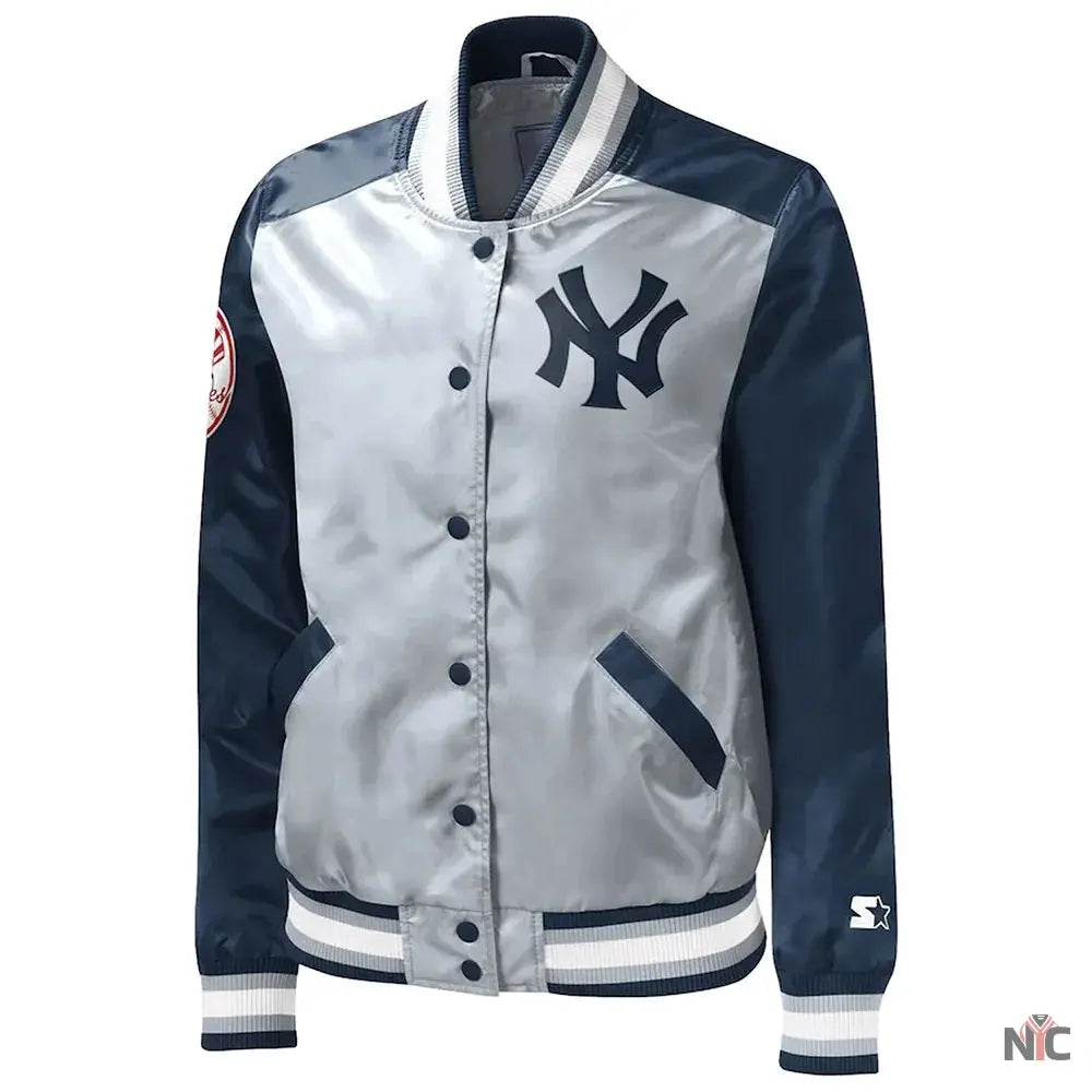 The Legend NY Yankees Satin Jacket NYC Jackets