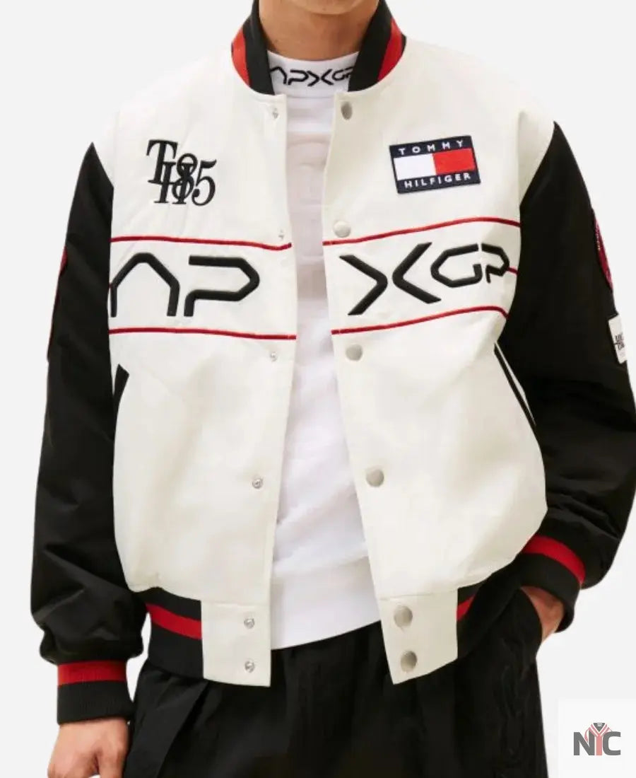 Tommy Hilfiger F1 Movie Racing Varsity Jacket NYC Jackets