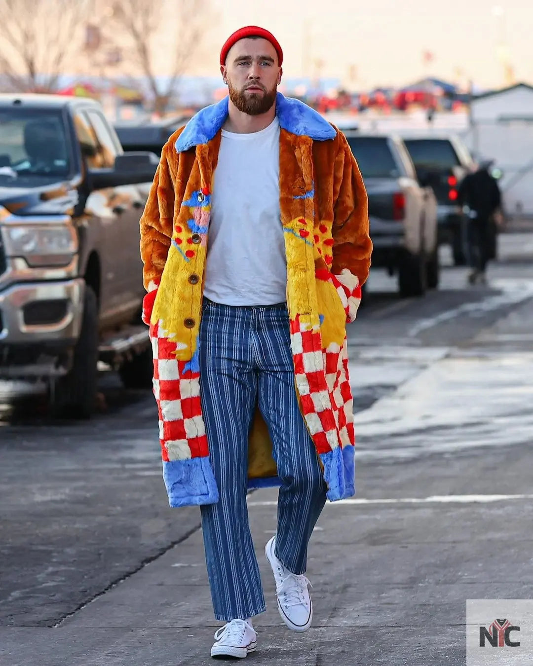 Travis Kelce Coat NYC Jackets