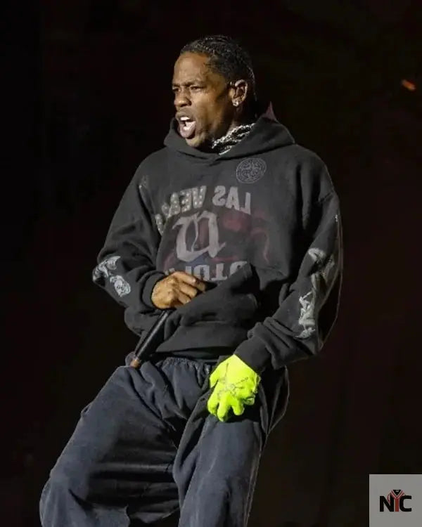 Travis Scott 2025 Lyrical Lemonade Summer Smash Hoodie NYC Jackets