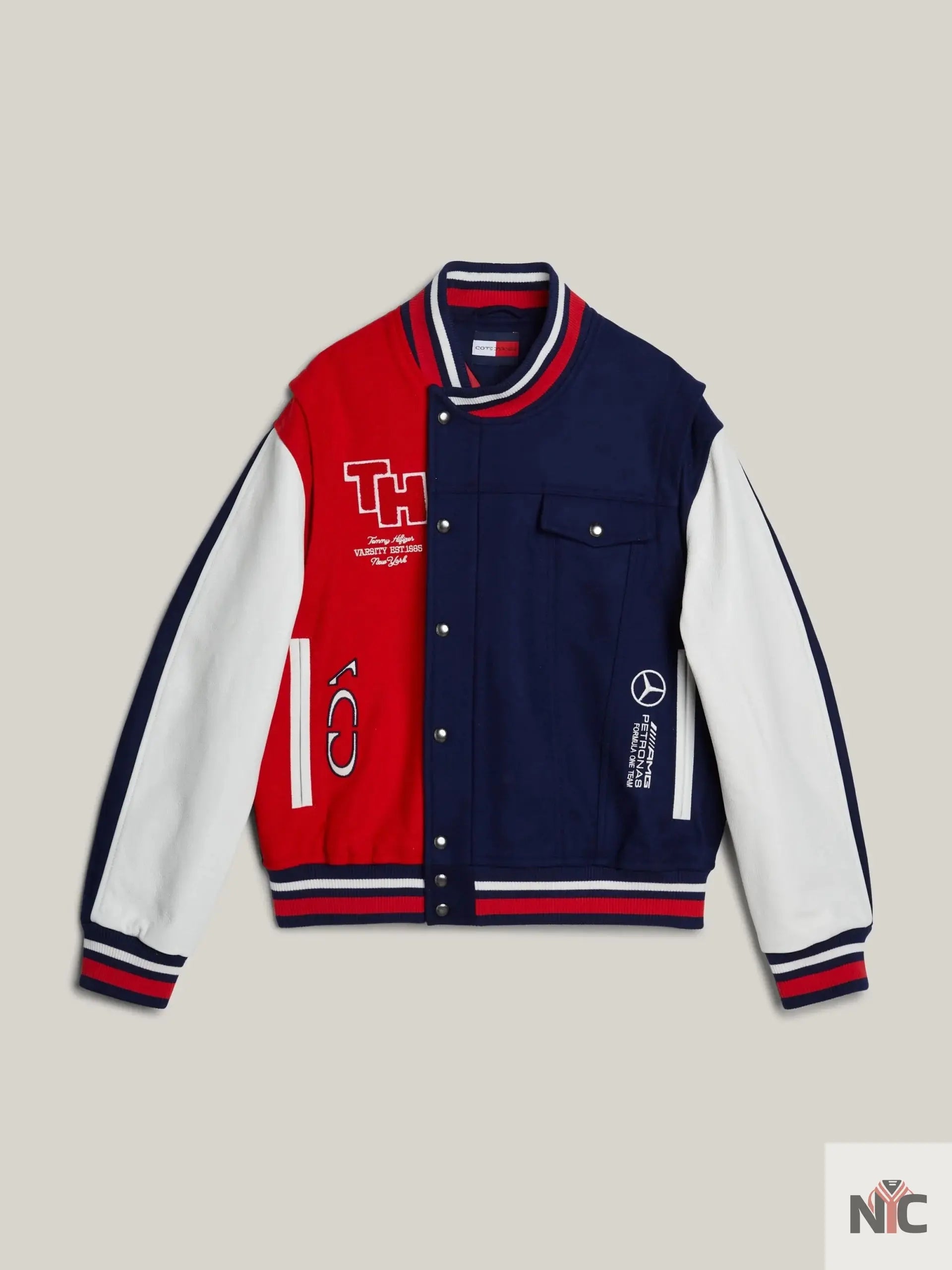 Unisex Tommy x Mercedes F1 Racing Jacket NYC Jackets