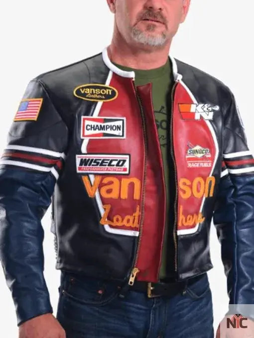 Vanson Star Leather Jacket NYC Jackets