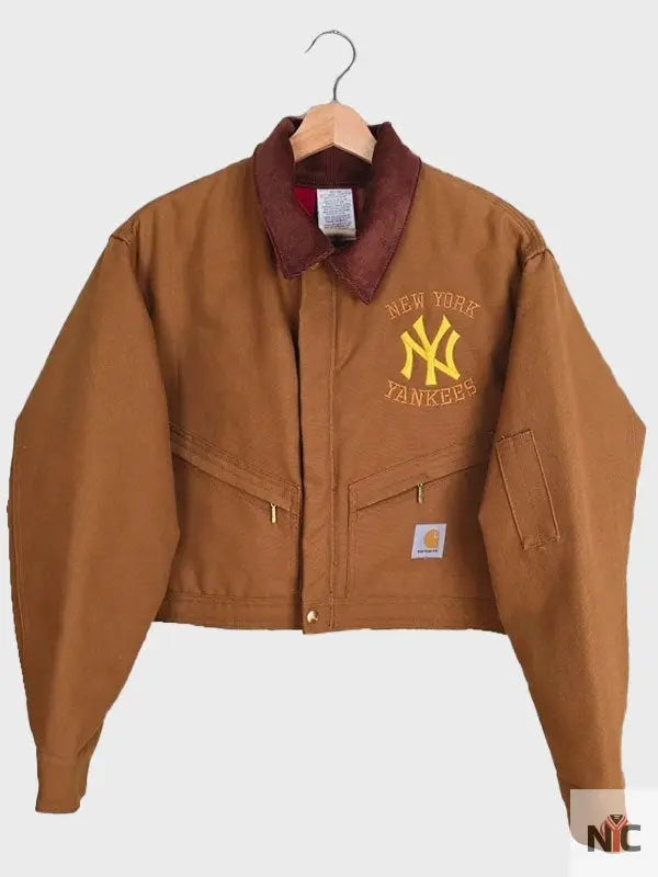 Vintage Carhartt X NY Yankees Crop Jacket NYC Jackets