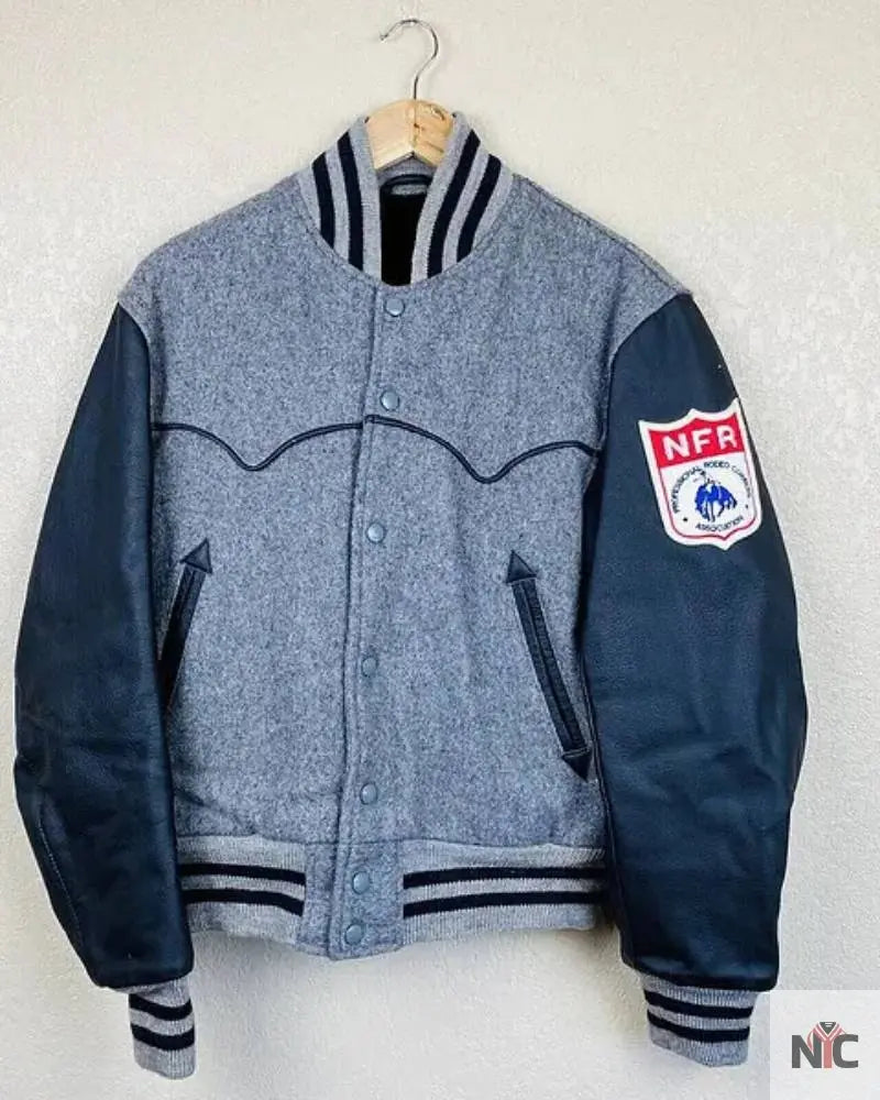 Vintage National Finals Rodeo 1991 Varsity Jacket NYC Jackets