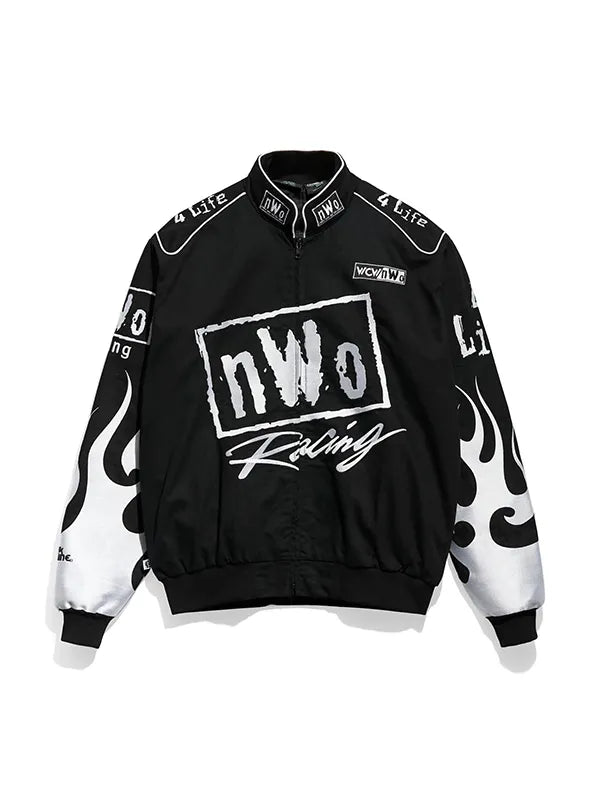 WCW New World Order Black Bomber Jacket