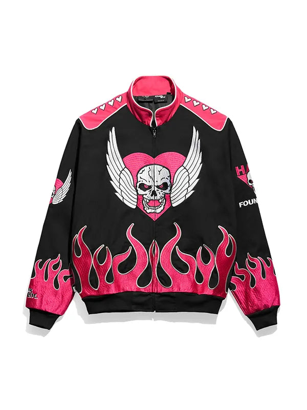 WWE The Hart Foundation Racing Jacket