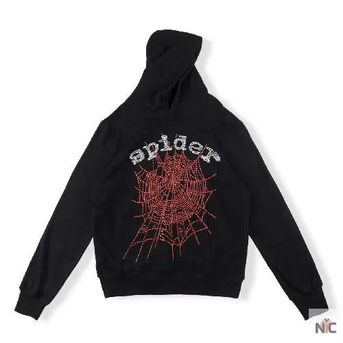 White Printed Hoodie – Black NYC Jackets