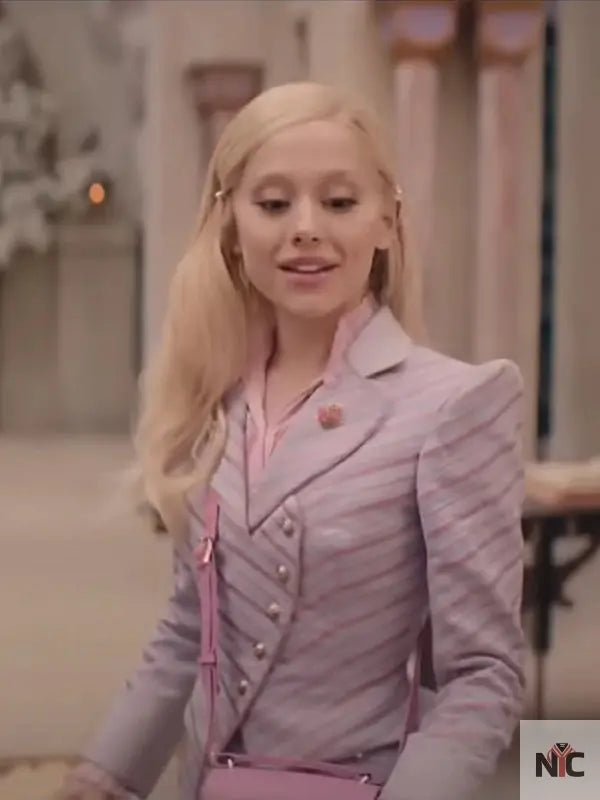 Wicked 2024 Ariana Grande Glinda Blazer NYC Jackets
