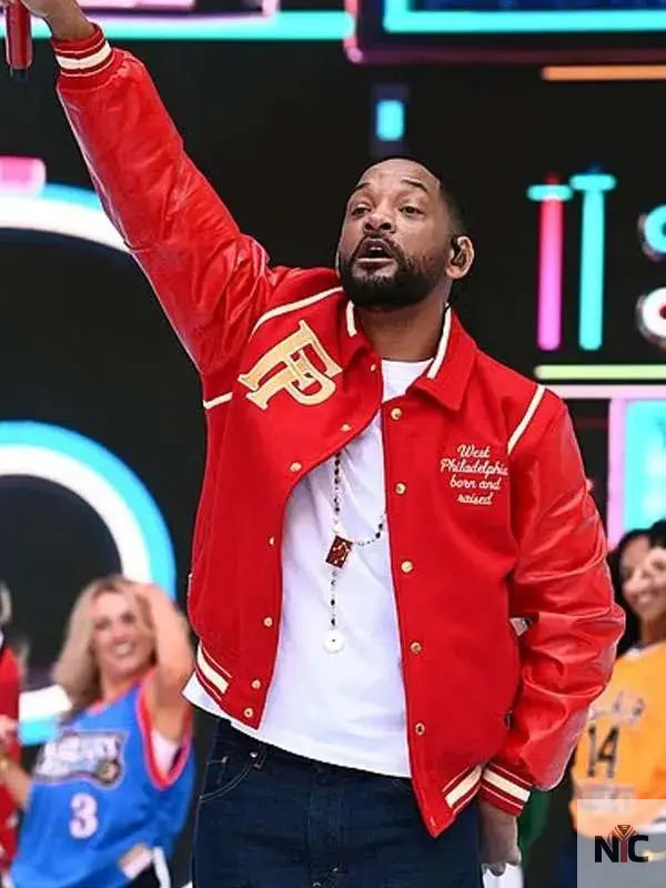 Will Smith Summertime Ball Red Varsity Jacket NYC Jackets