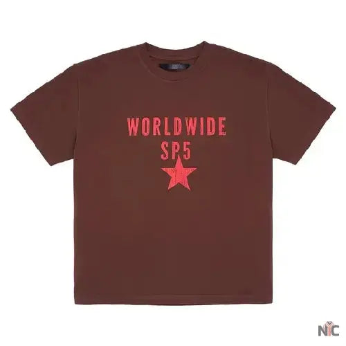 Worldwide SP5 Brown Sp5der T-Shirt NYC Jackets