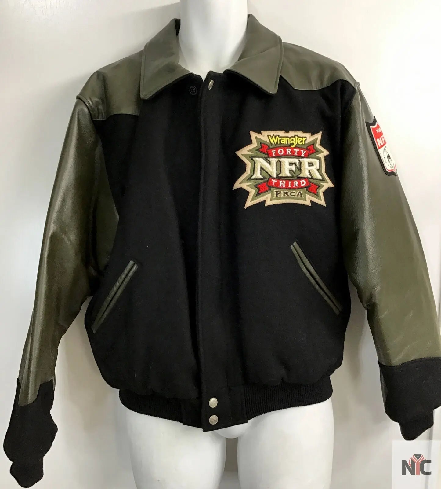 Wrangler NFR Leather Jacket NYC Jackets