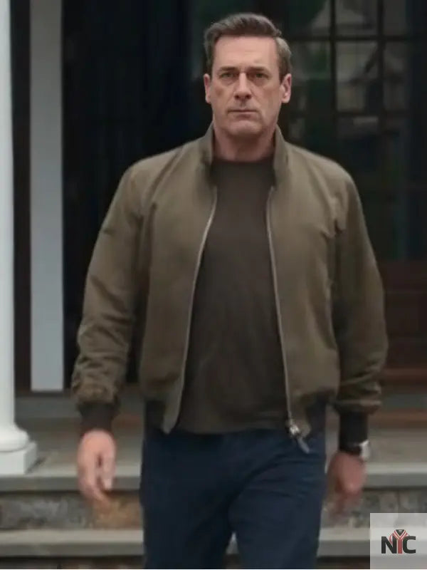 Your Friends and Neighbors Jon Hamm Brown Bomber Jacket NYC Jackets