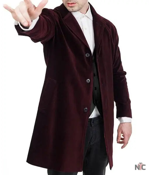 12th Doctor Who Maroon Coat NYC Jackets