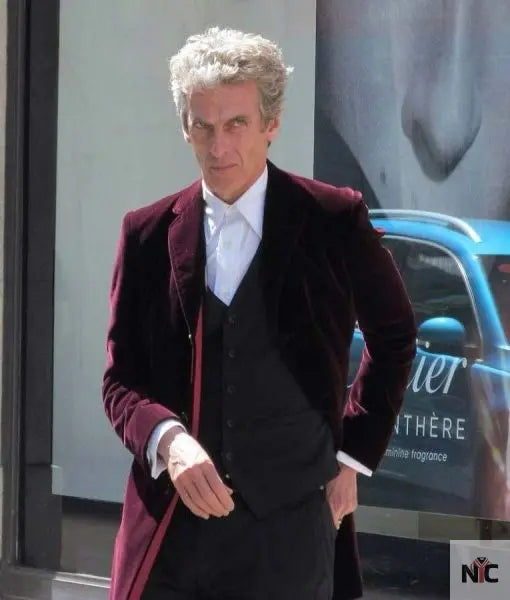 12th Doctor Who Maroon Coat NYC Jackets