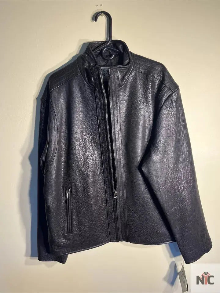 2010 PBR World Finals Bull Riding Leather Jacket NYC Jackets