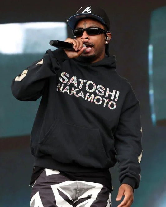 21 Savage Satoshi Nakamoto Black Hoodie