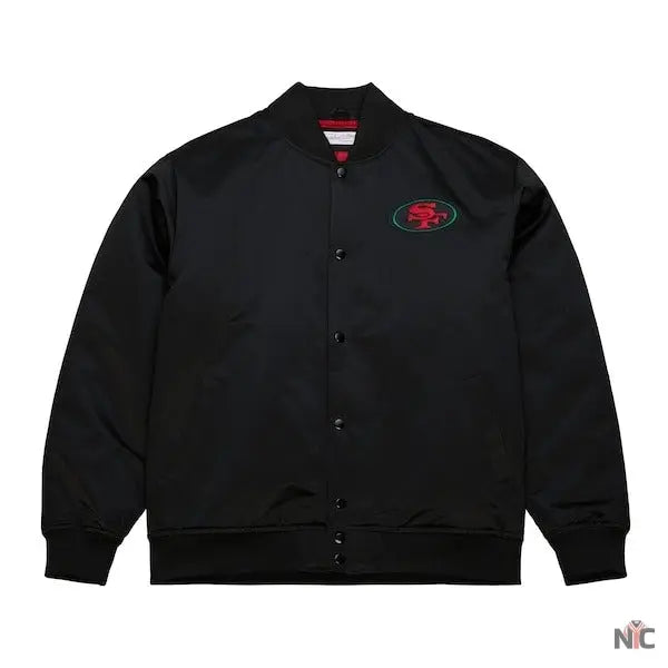 49ers Black Excellence Varsity Jacket NYC Jackets