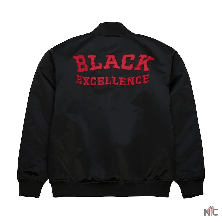 49ers Black Excellence Varsity Jacket NYC Jackets