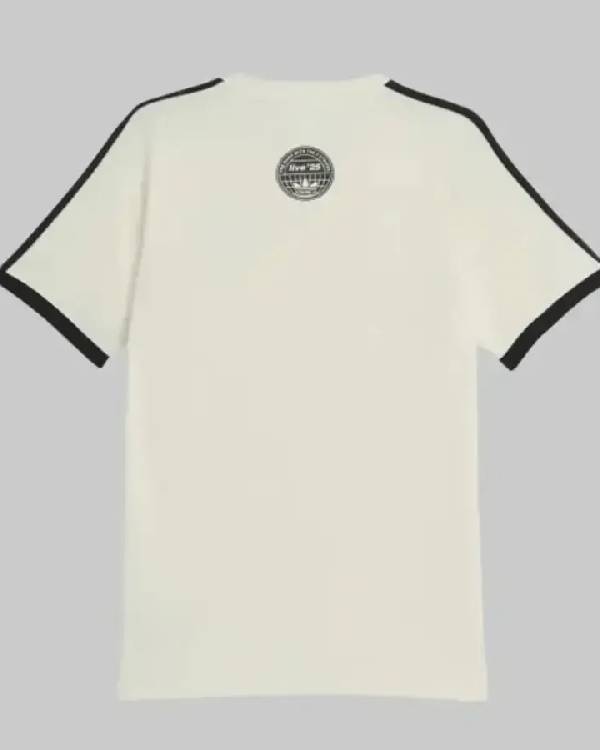 Adidas X Oasis Tour 3 Stripes Cream T-Shirt NYC Jackets