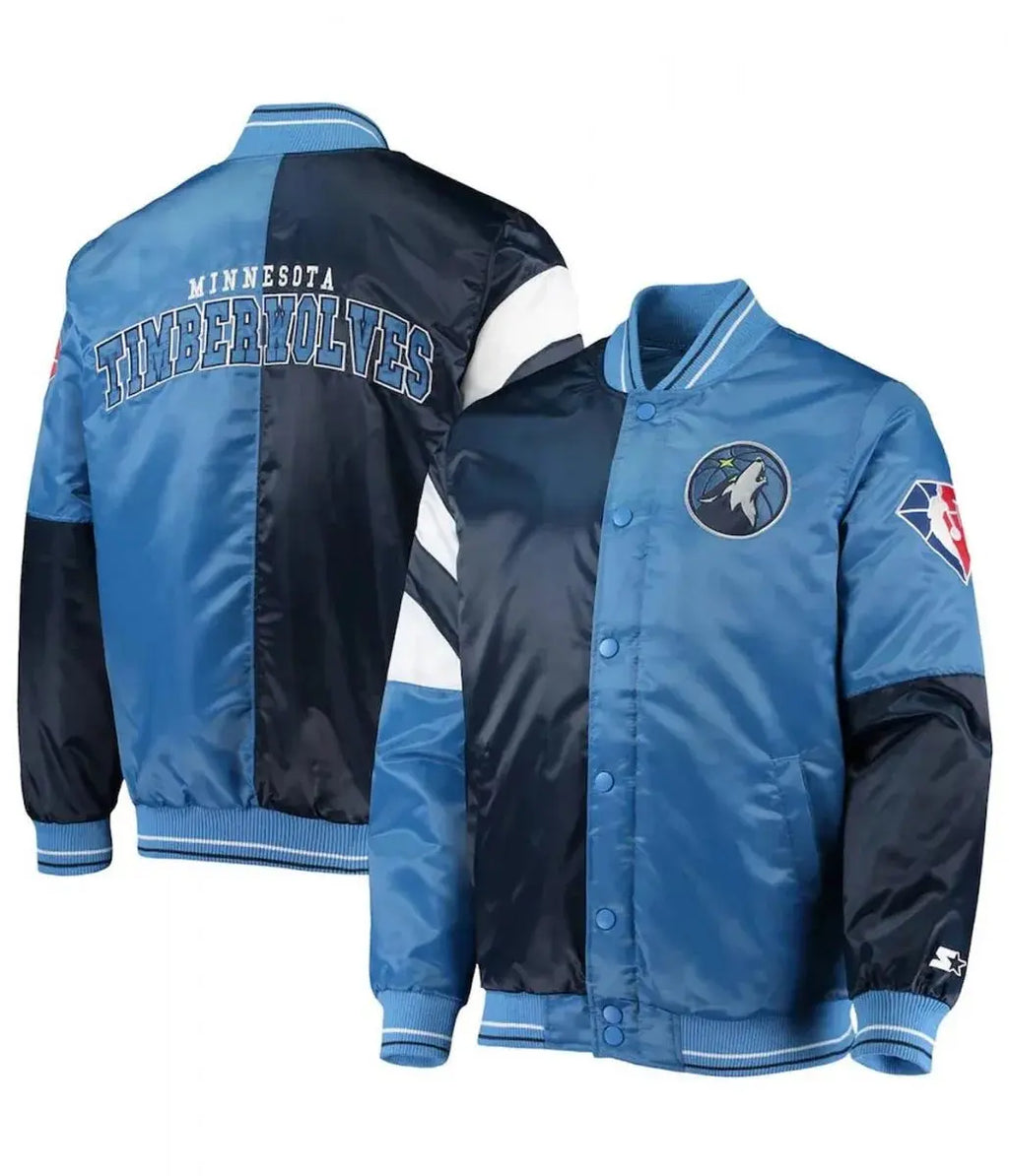 75th Anniversary Minnesota Timberwolves Leader Jacket NYC Jackets