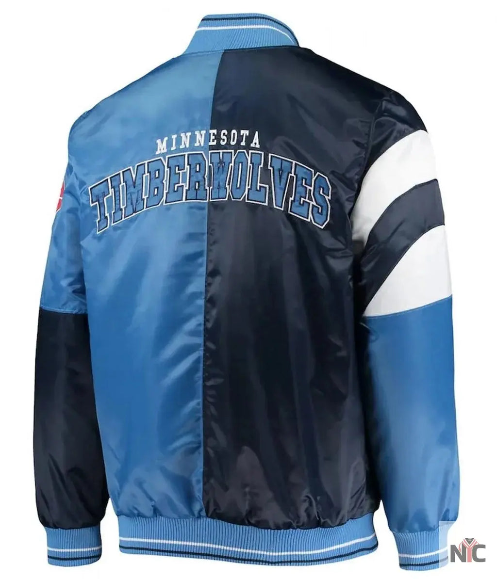 75th Anniversary Minnesota Timberwolves Leader Jacket NYC Jackets