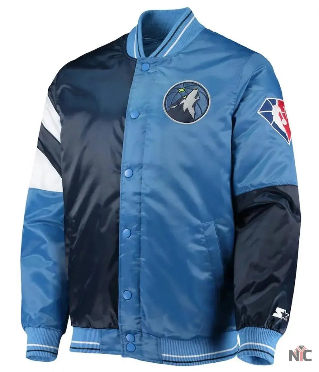 75th Anniversary Minnesota Timberwolves Leader Jacket NYC Jackets