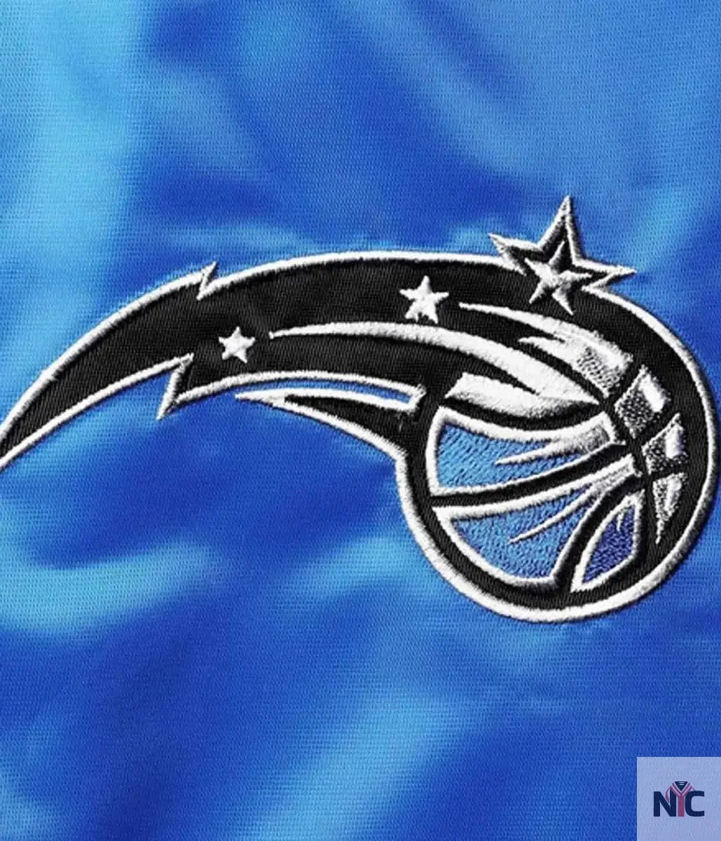 75th Anniversary Orlando Magic Leader Color Block Satin Jacket NYC Jackets