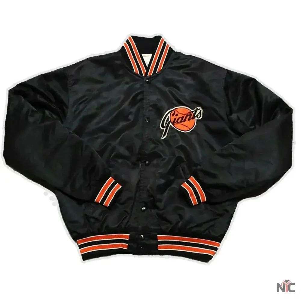 80s San Francisco Giants Bomber Satin Jacket NYC Jackets