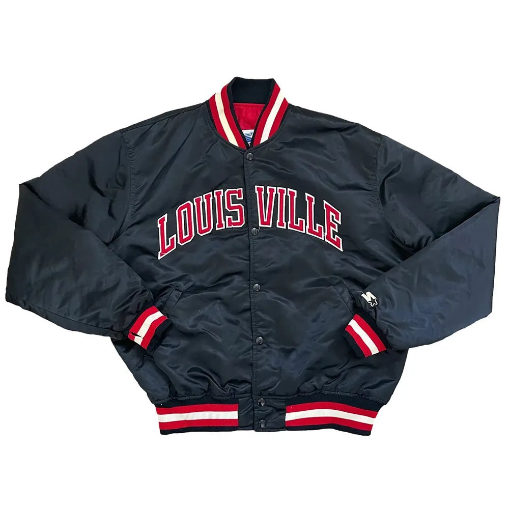 80s Louisville Cardinals Satin Jacket NYC Jackets