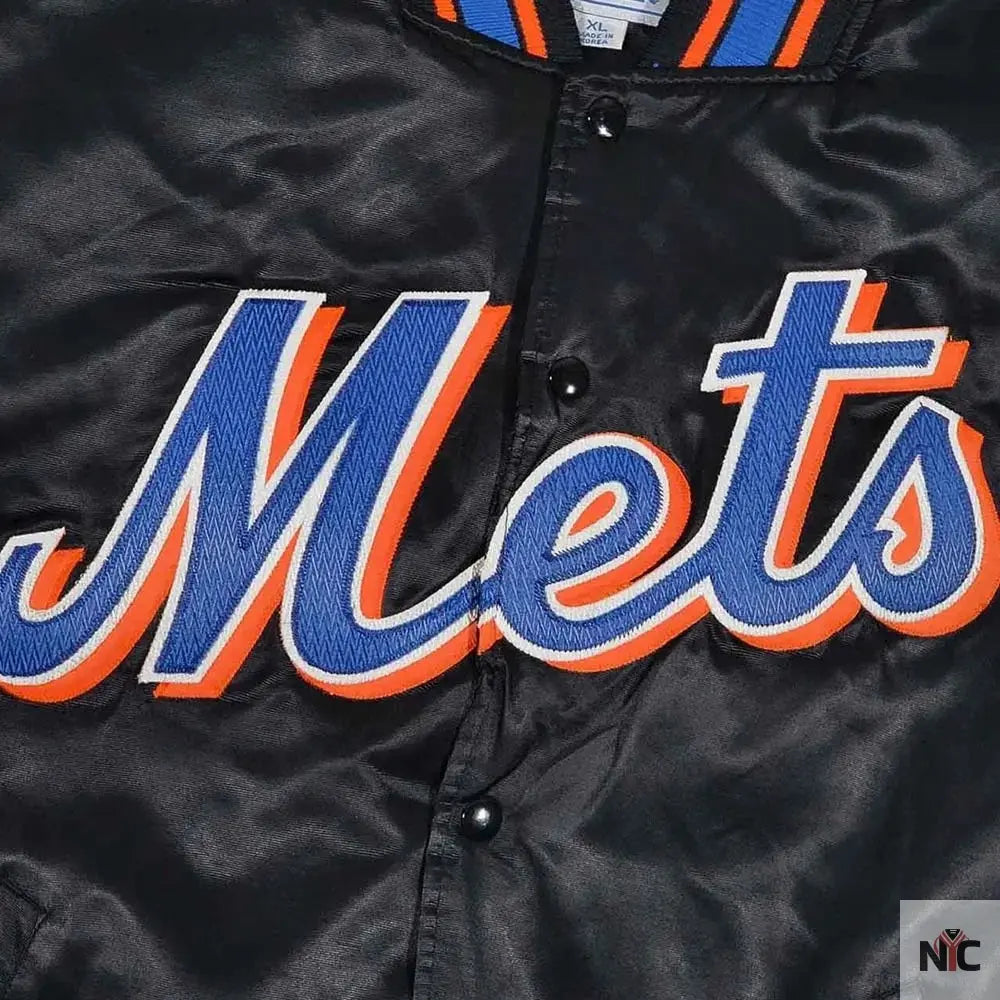 90’s New York Mets Black and Blue Jacket NYC Jackets