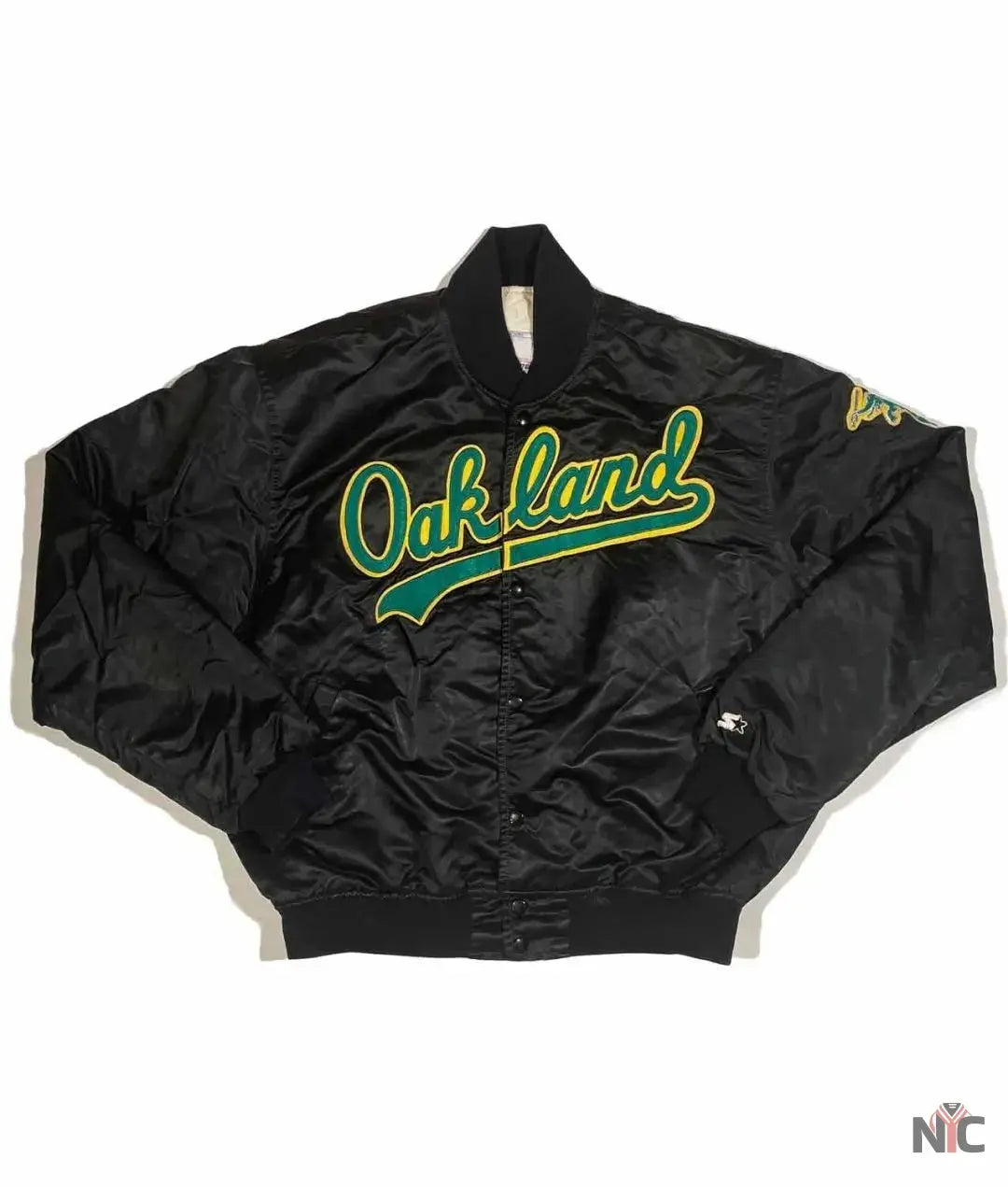 90’s Oakland Athletics Script Jacket NYC Jackets