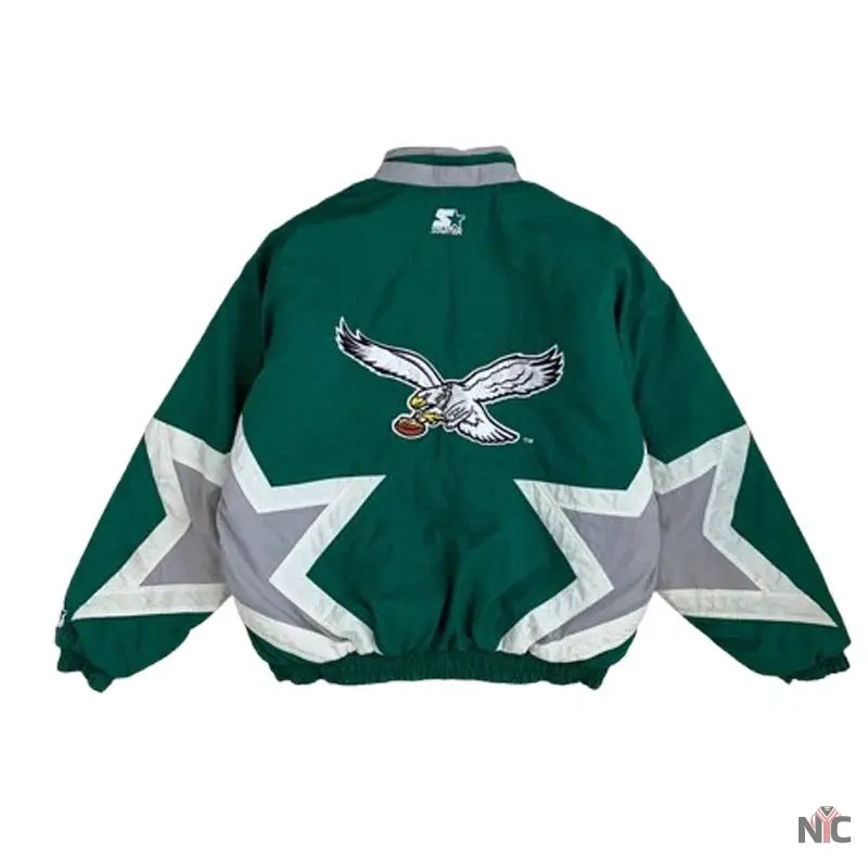 90’s Philadelphia Eagles Starter “Star” Puffer Jacket NYC Jackets
