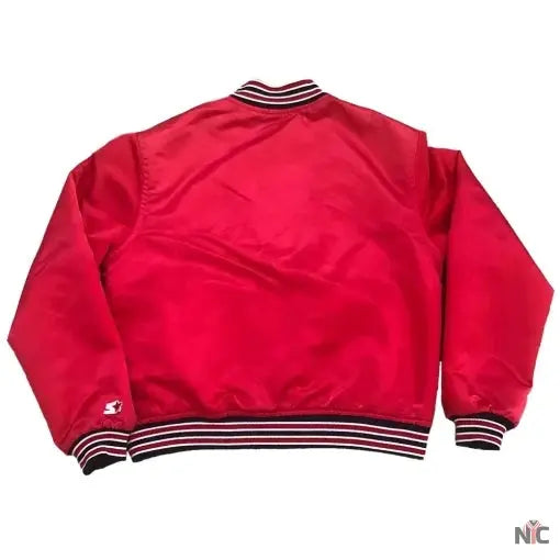 90’s St Louis Cardinals Red Satin Jacket NYC Jackets