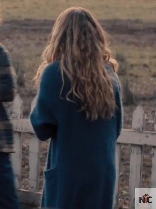 A Discovery Of Witches Teresa Palmer Blue Cardigan NYC Jackets