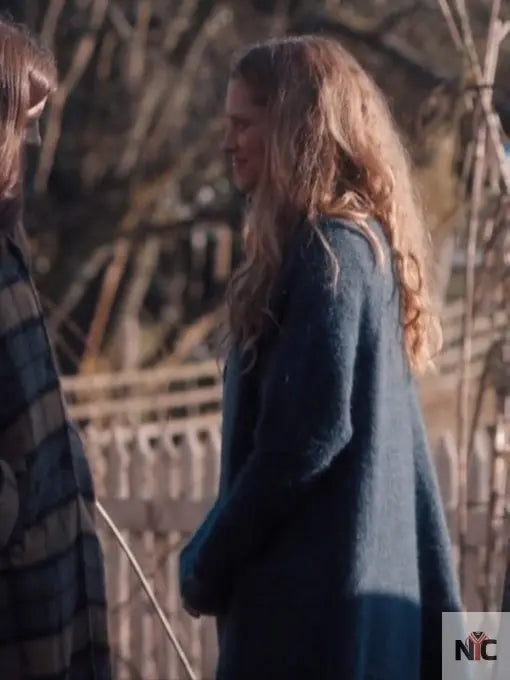 A Discovery Of Witches Teresa Palmer Blue Cardigan NYC Jackets