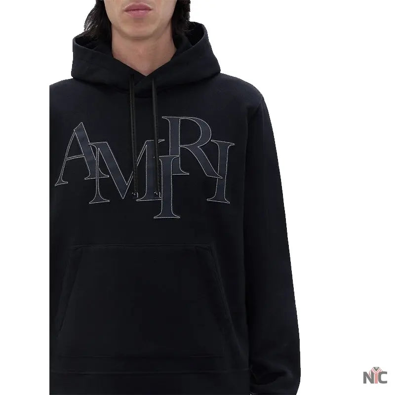 AMIRI Staggered Logo Hoodie NYC Jackets