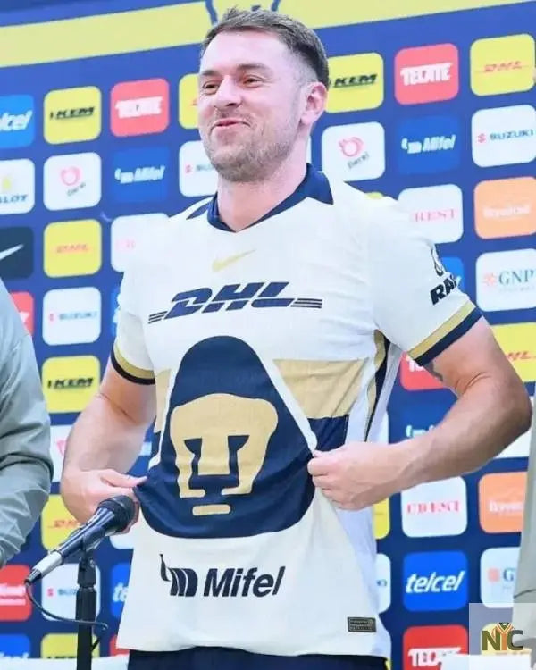 Aaron Ramsey Pumas UNAM 2025 Shirt NYC Jackets