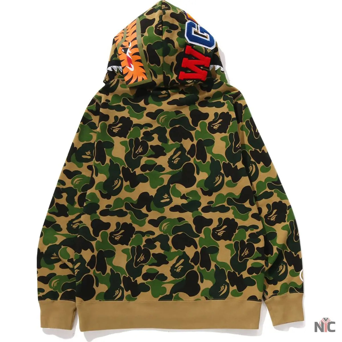 Abc Camo Crystal Stone Shark Full Zip Hoodie Mens NYC Jackets