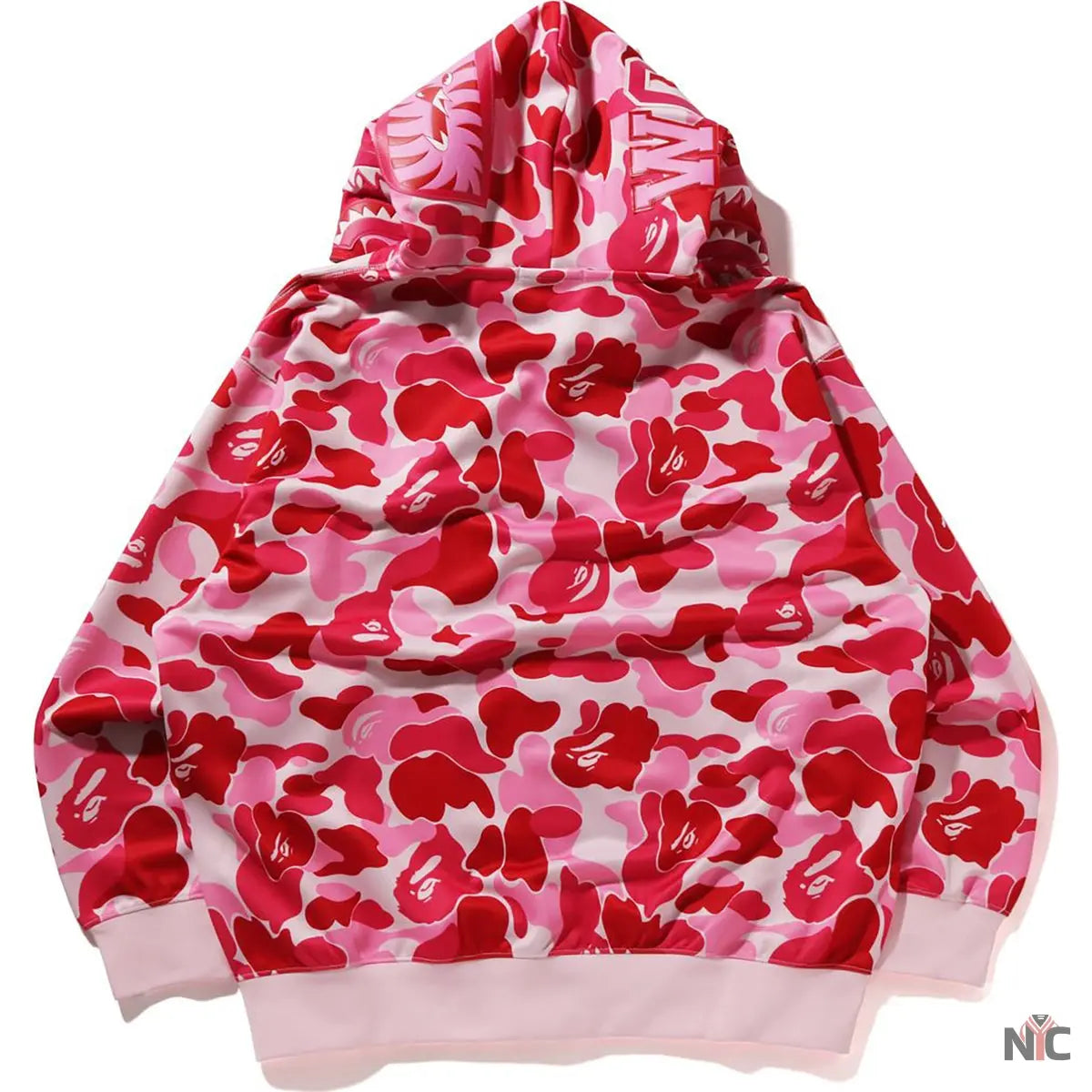Abc Camo Polyester Relaxed Fit Shark Full Zip Hoodie M NYC Jackets