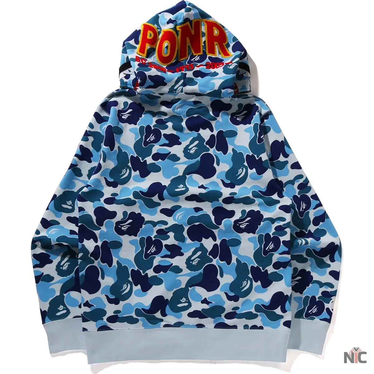 Abc Camo Shark Full Zip Hoodie Mens NYC Jackets