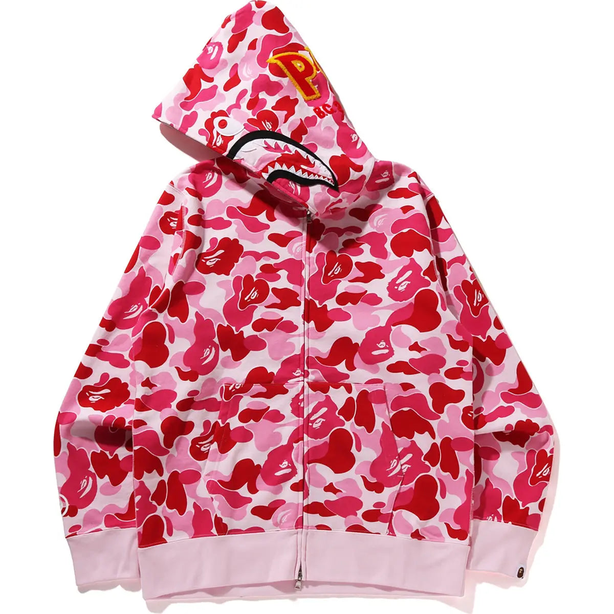 Abc Camo Shark Full Zip Hoodie Mens NYC Jackets