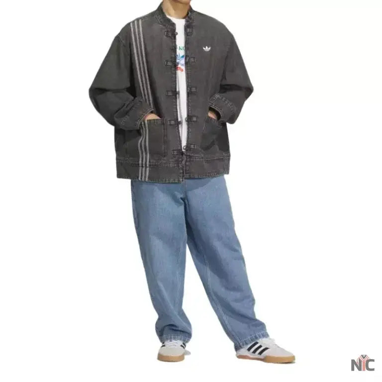 Adidas Chinese New Year Jacket Blue NYC Jackets