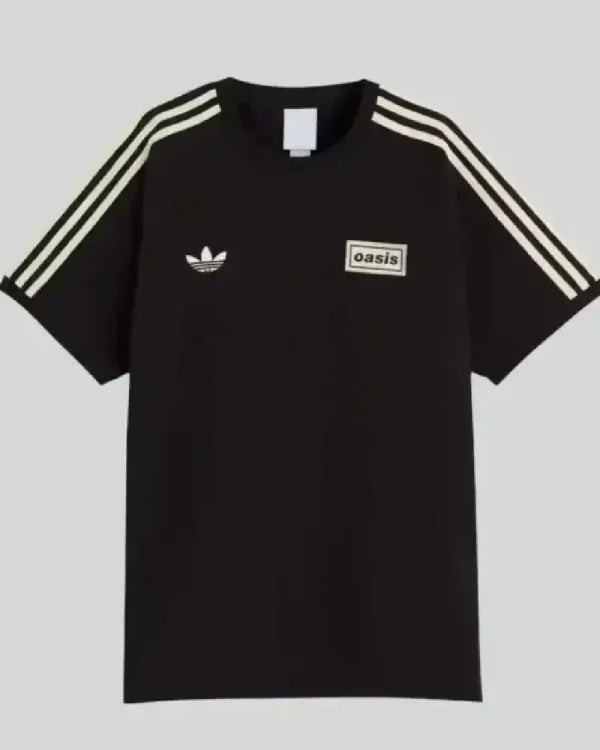 Adidas x Oasis Tour 3-Stripes T-Shirt NYC Jackets