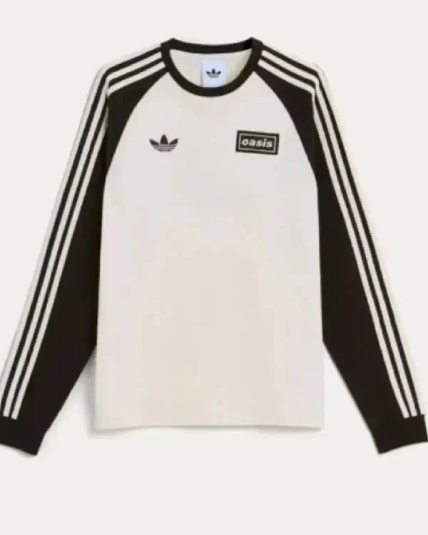 Adidas x Oasis Tour 3-Stripes Long Sleeves T-Shirt NYC Jackets