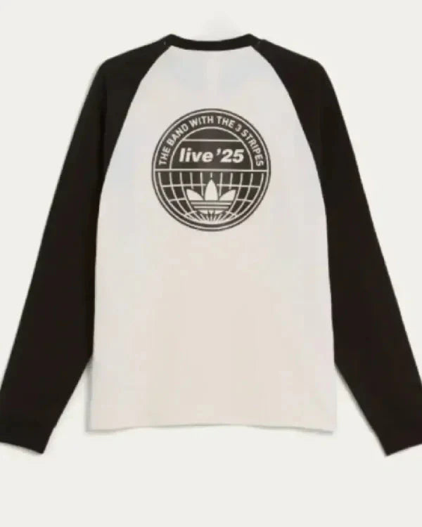 Adidas x Oasis Tour 3-Stripes Long Sleeves T-Shirt NYC Jackets