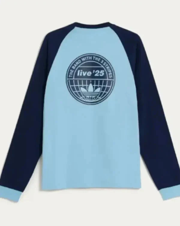 Adidas x Oasis Tour 3-Stripes Long Sleeves T-Shirt NYC Jackets